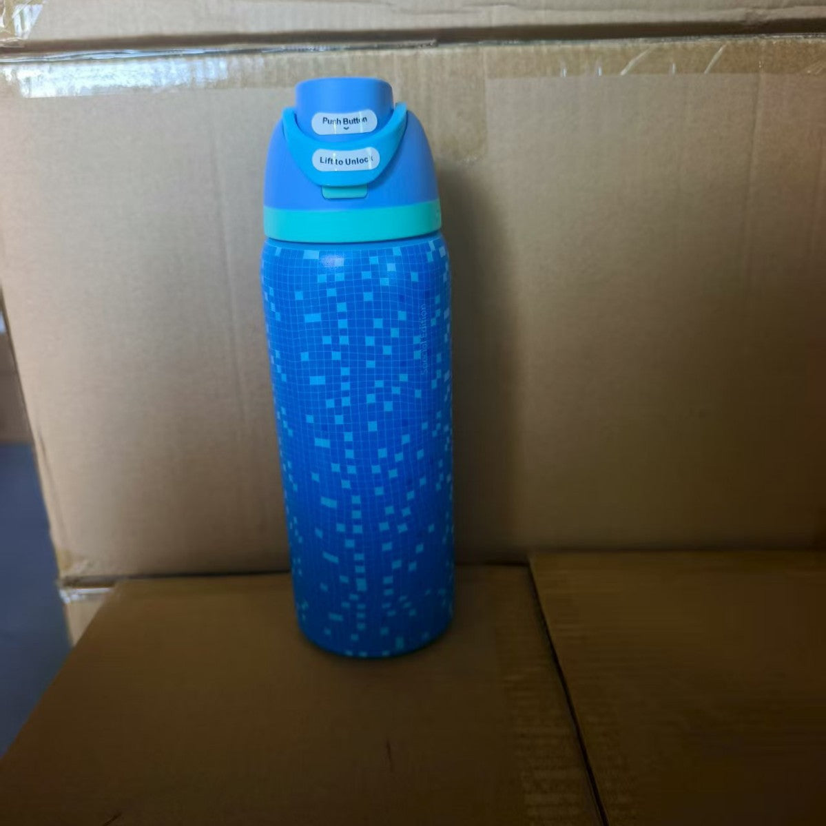 Siopsrl | Insulated Stainless Steel Vacuum Water Bottle With One-Touch Flip Lid And Leakproof Safety Lock