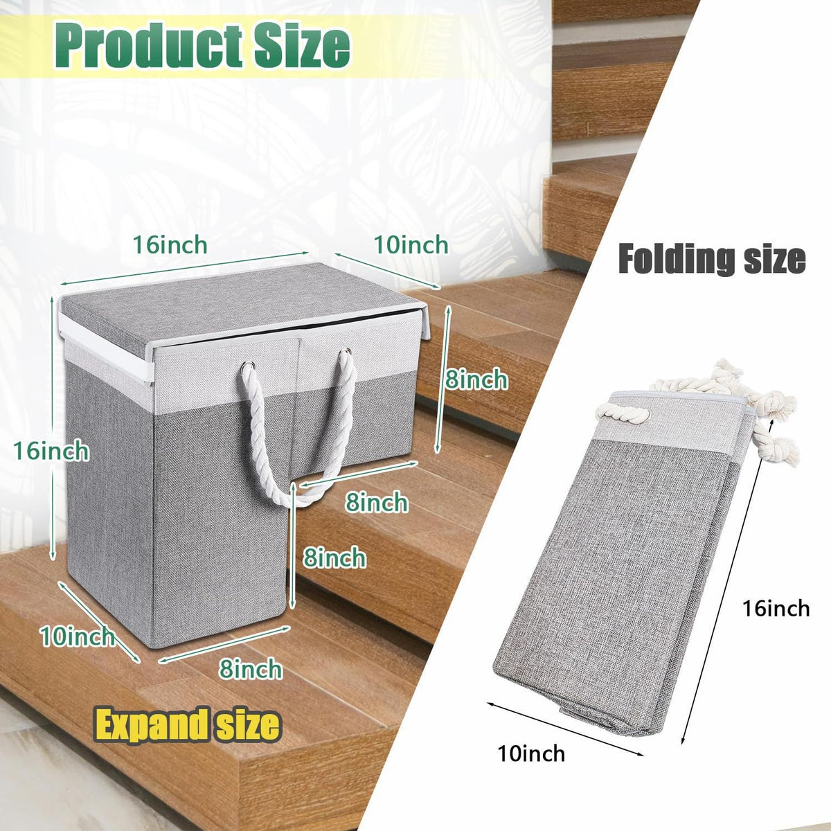Practical Foldable Storage Basket Siopsrl