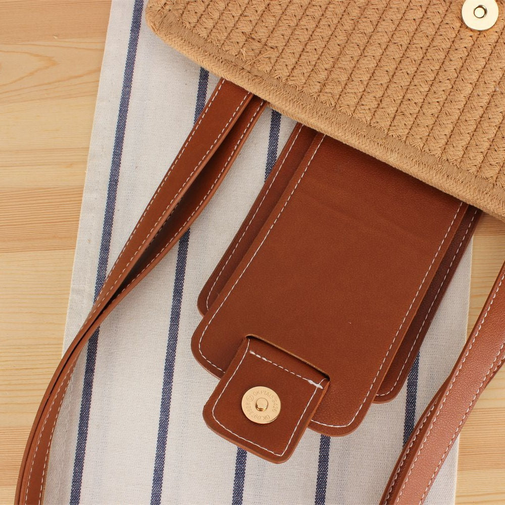 Siopsrl | Braided Tote Bag with Elegant Leather Detail Siopsrl