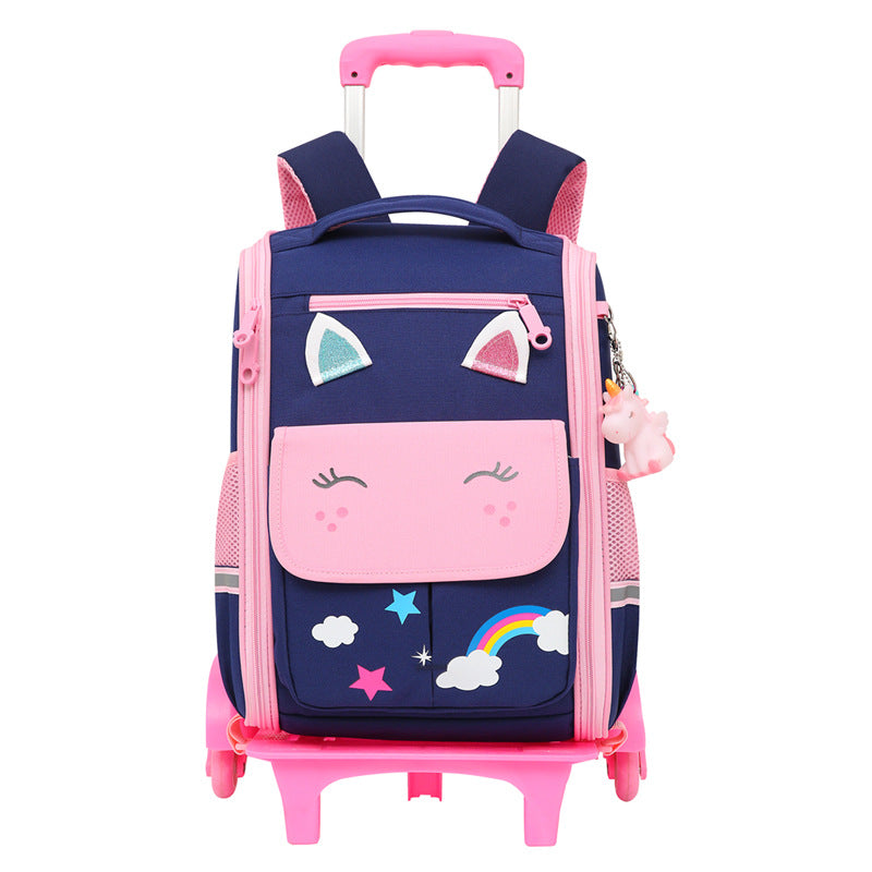 Siopsrl | Rollable school backpack with cute animal design Siopsrl