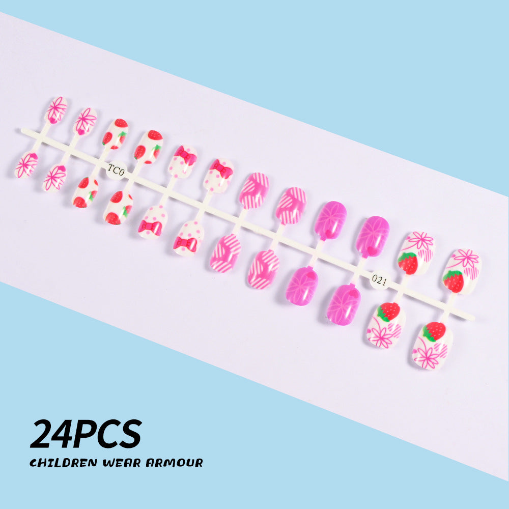 Siopsrl | Children's Fun-Themed Press-On Nail Set Siopsrl