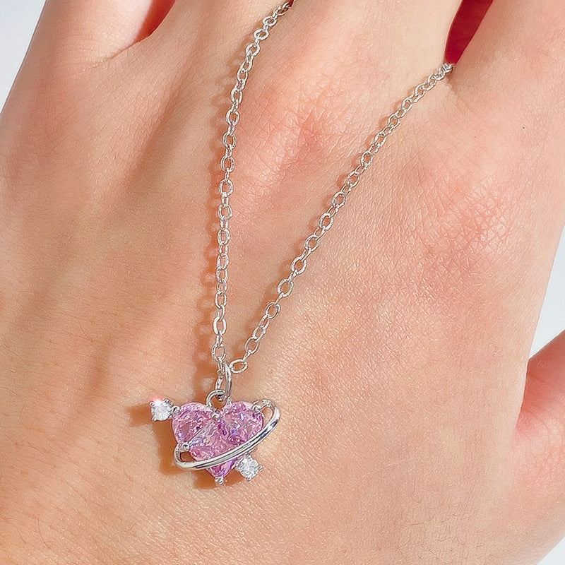 Siopsrl | Playful Heart Pendant Necklace Siopsrl