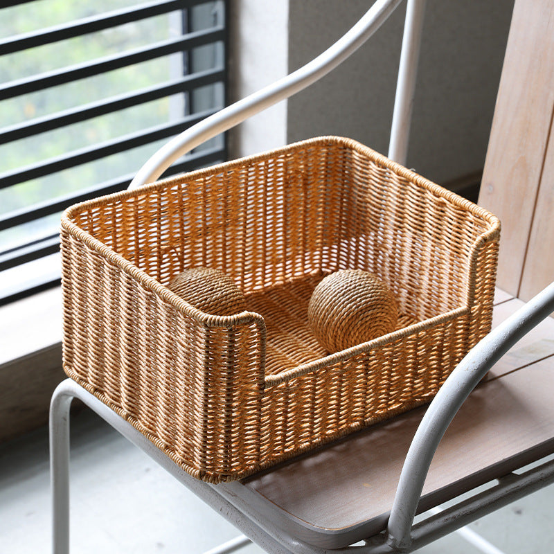 Woven Cube Storage Basket Siopsrl