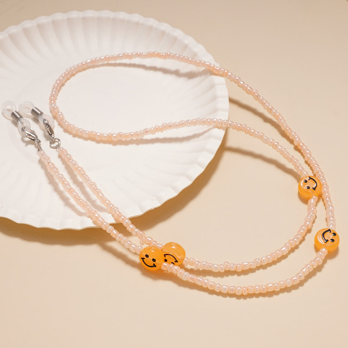 Siopsrl | Decorative Smile Beaded Eyewear Chain Siopsrl