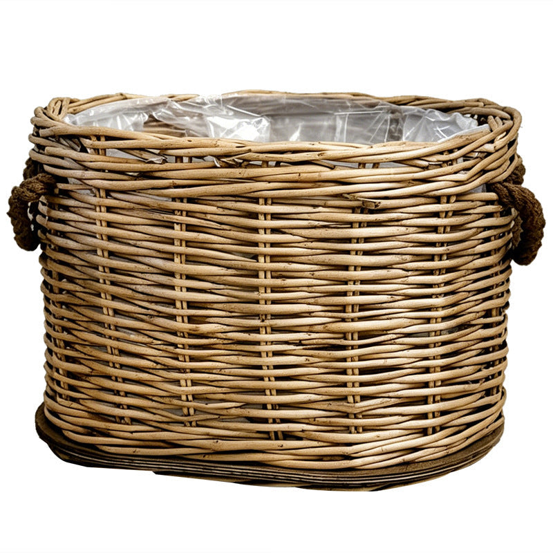 Willow woven basket with inner lining Siopsrl