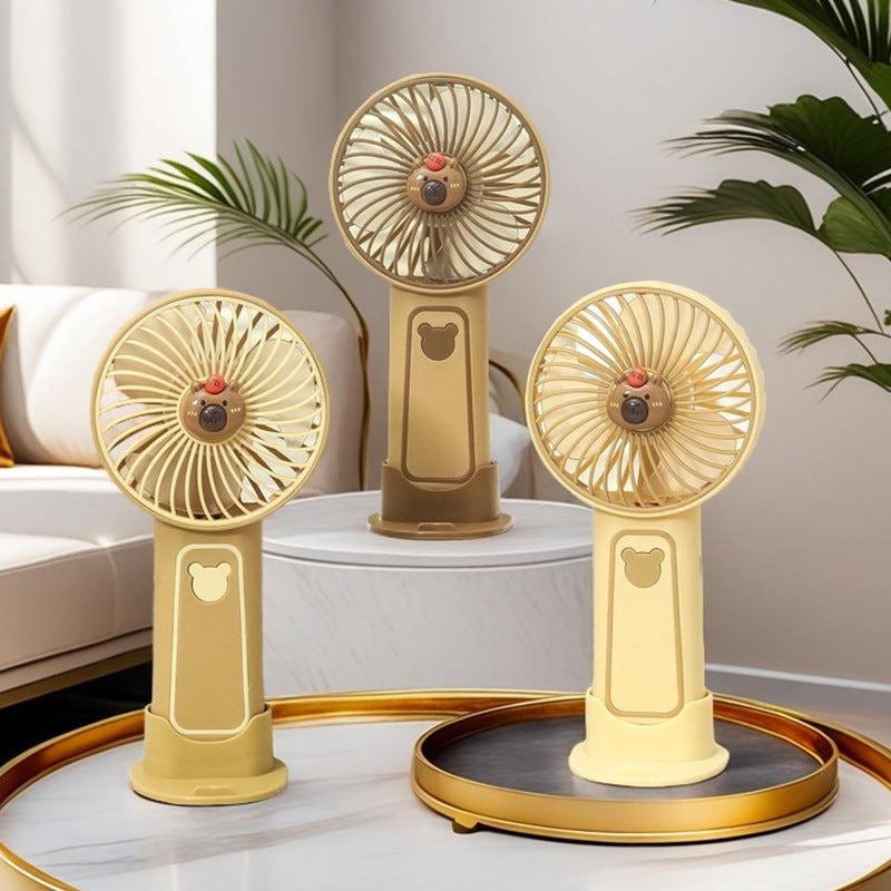 Siopsrl | Women's Portable Mini Fan in Charming Bear Design Siopsrl