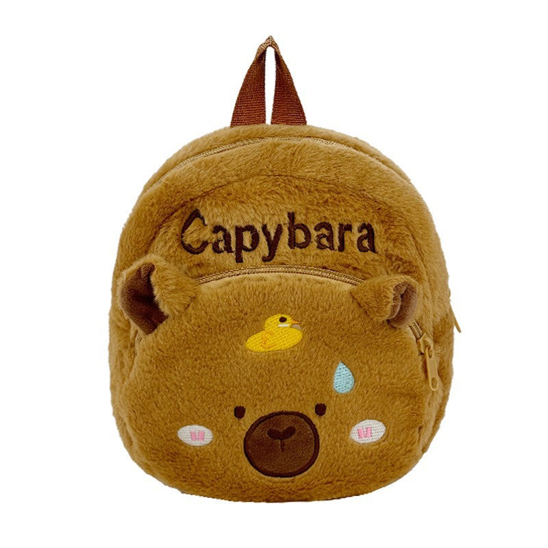 Siopsrl | Plush Backpack in Capybara Design Siopsrl Siopsrl | 785466535