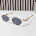 Siopsrl | Fashion-Forward Oval Sunglasses with Crystal Accents Siopsrl