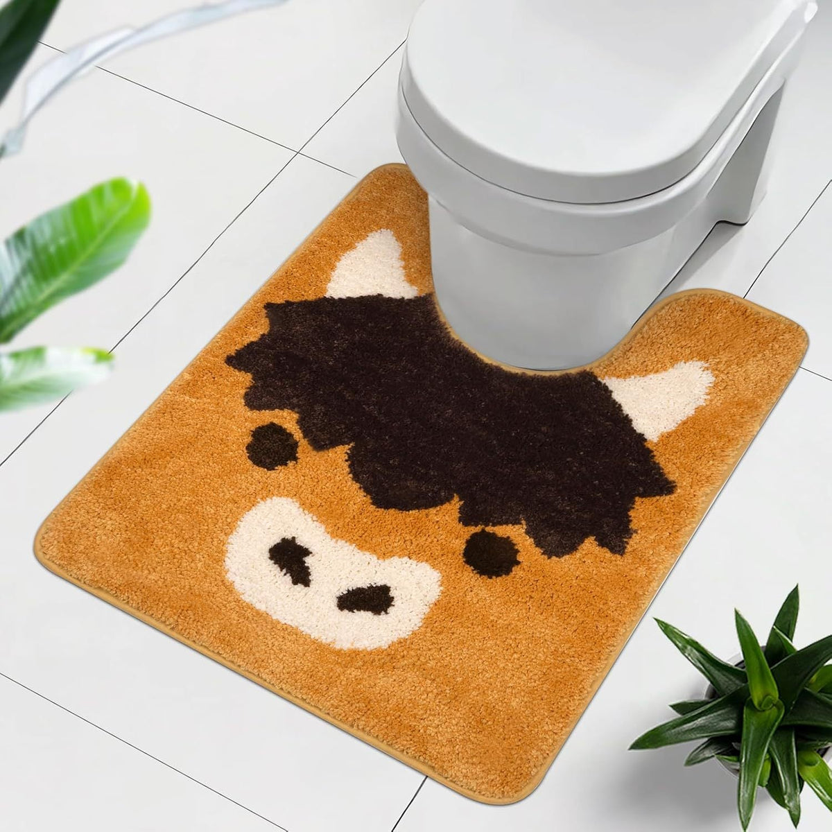 Siopsrl | Cute Cow-Themed Bath Mat