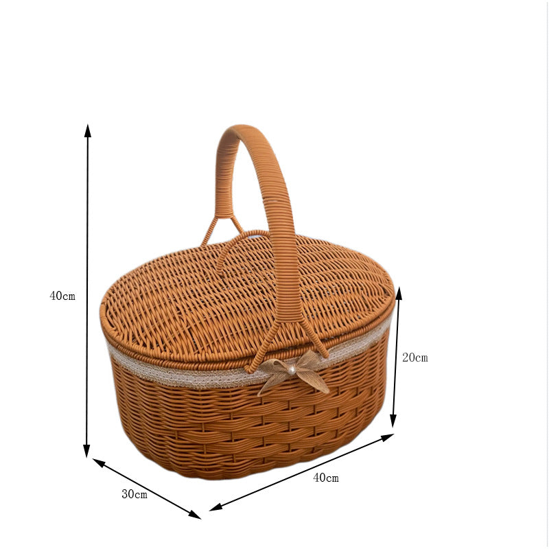 Natural Woven Market Basket Siopsrl