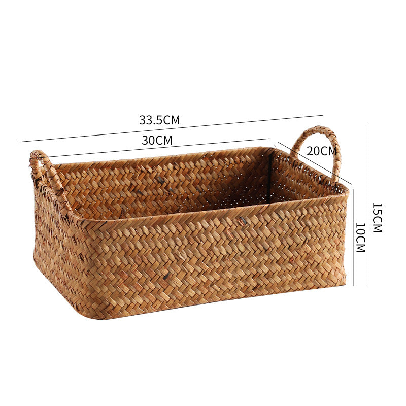 Handwoven Natural Storage Basket Siopsrl