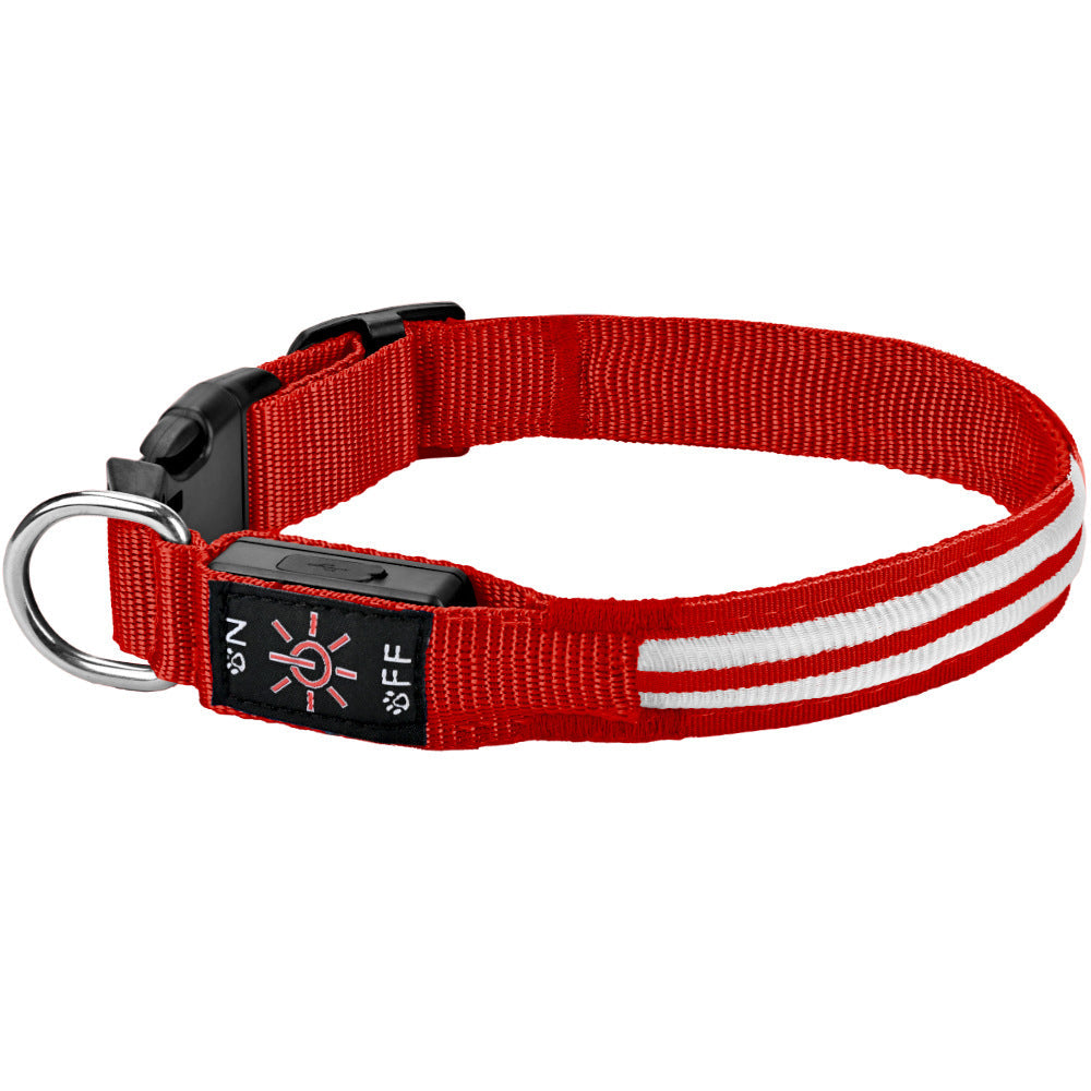 LED Rechargeable Reflective Dog Safety Collar