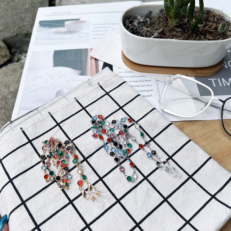 Siopsrl | Colorful Gemstone Eyewear Chain Siopsrl
