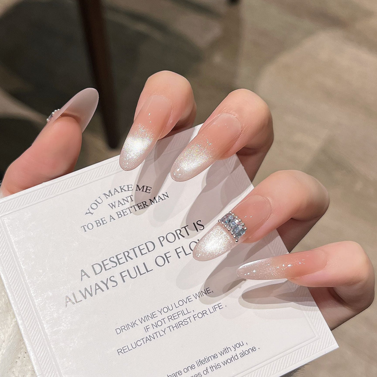 Siopsrl | Premium Glitter Nail Tips Siopsrl