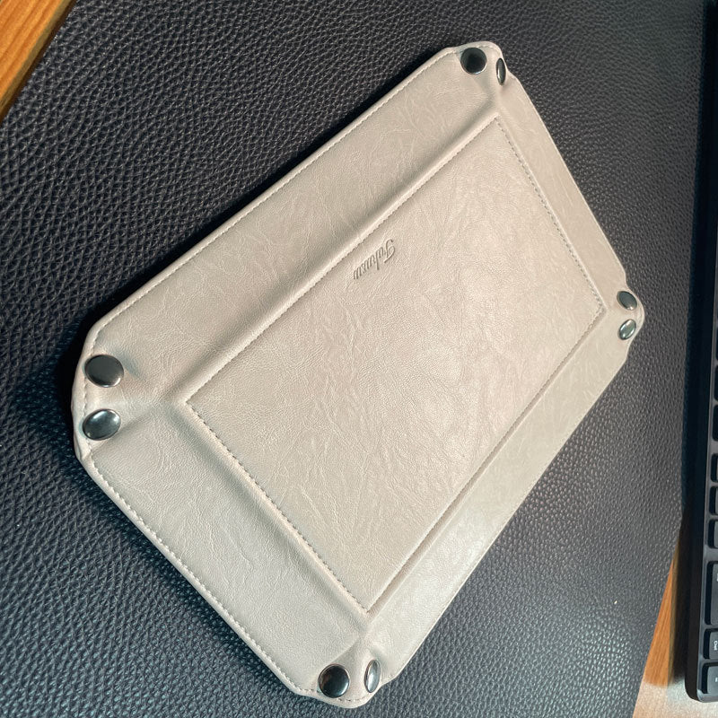 Stylish Leather Organizer Tray Siopsrl