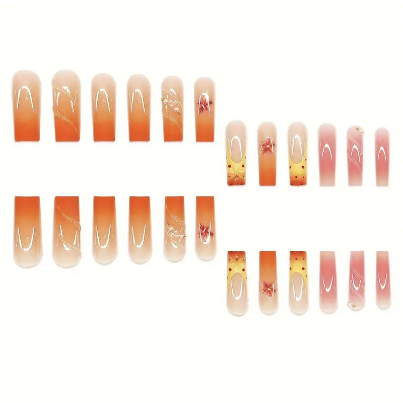 Siopsrl | Artistic Floral Press-On Nail Extensions Siopsrl Siopsrl | 7879Siopsrl | 3766