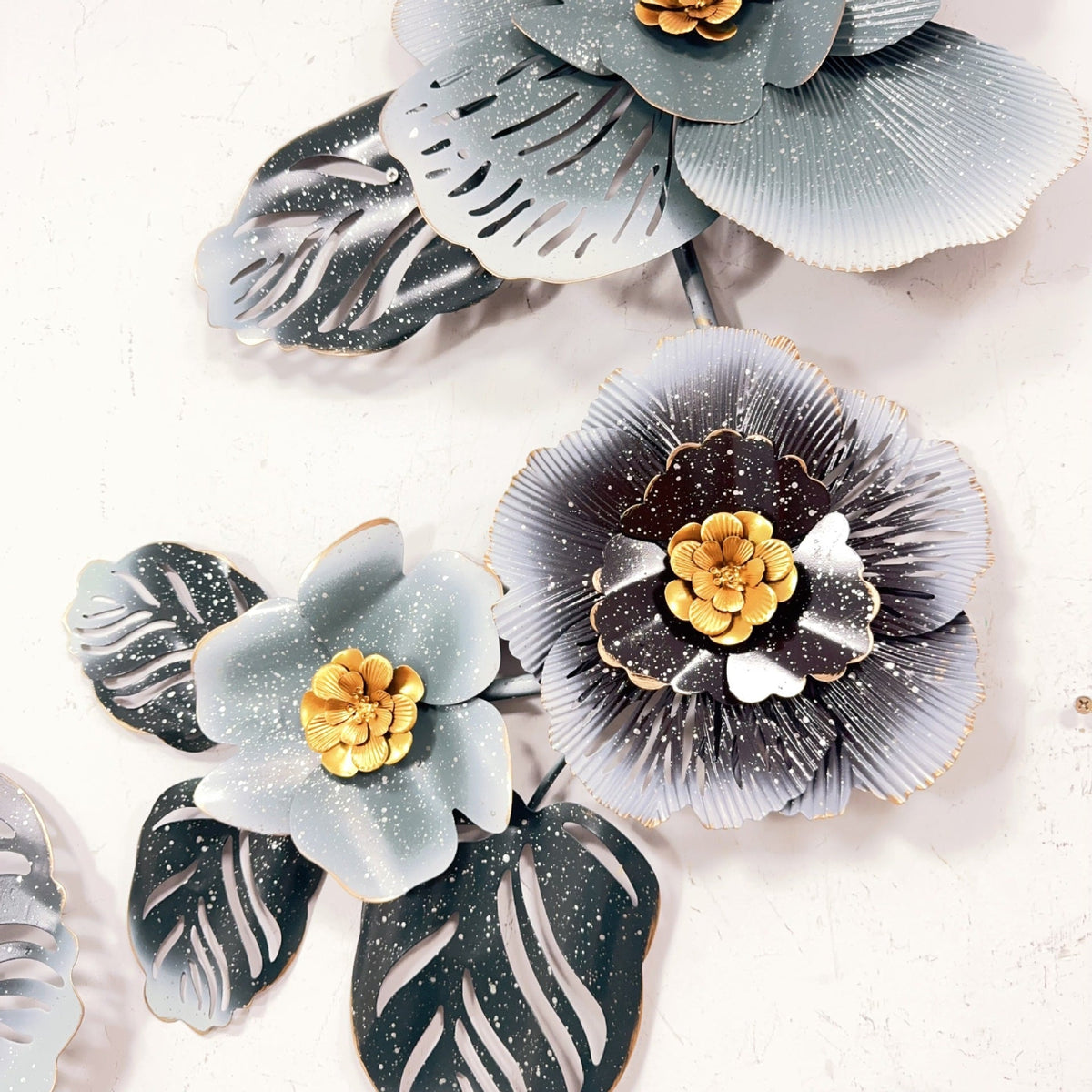 Floral Metal Wall Art Sculpture  Siopsrl1789208529