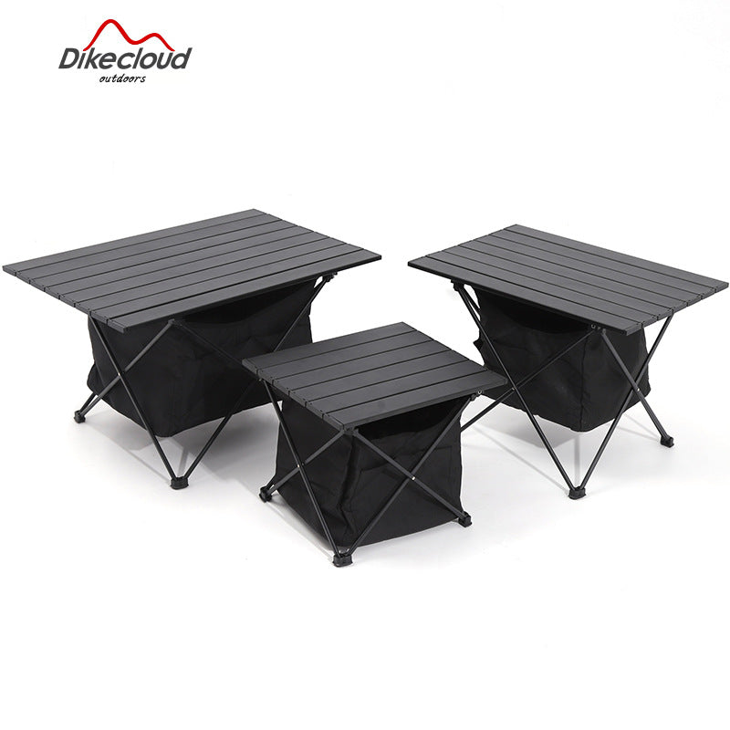 Siopsrl | Foldable Camping Table With Integrated Storage Siopsrl
