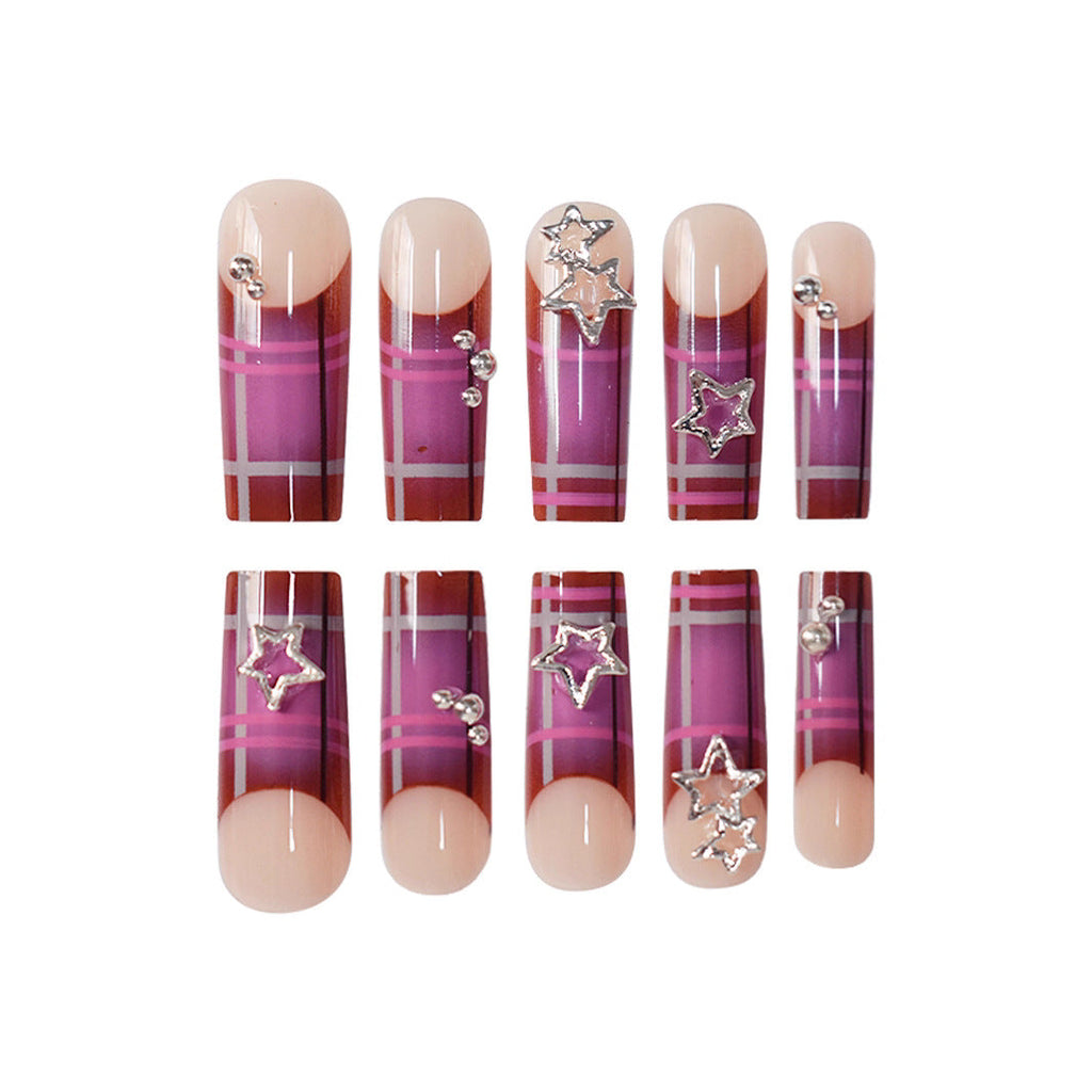 Siopsrl | Artistic Star-Embellished Nail Art Siopsrl