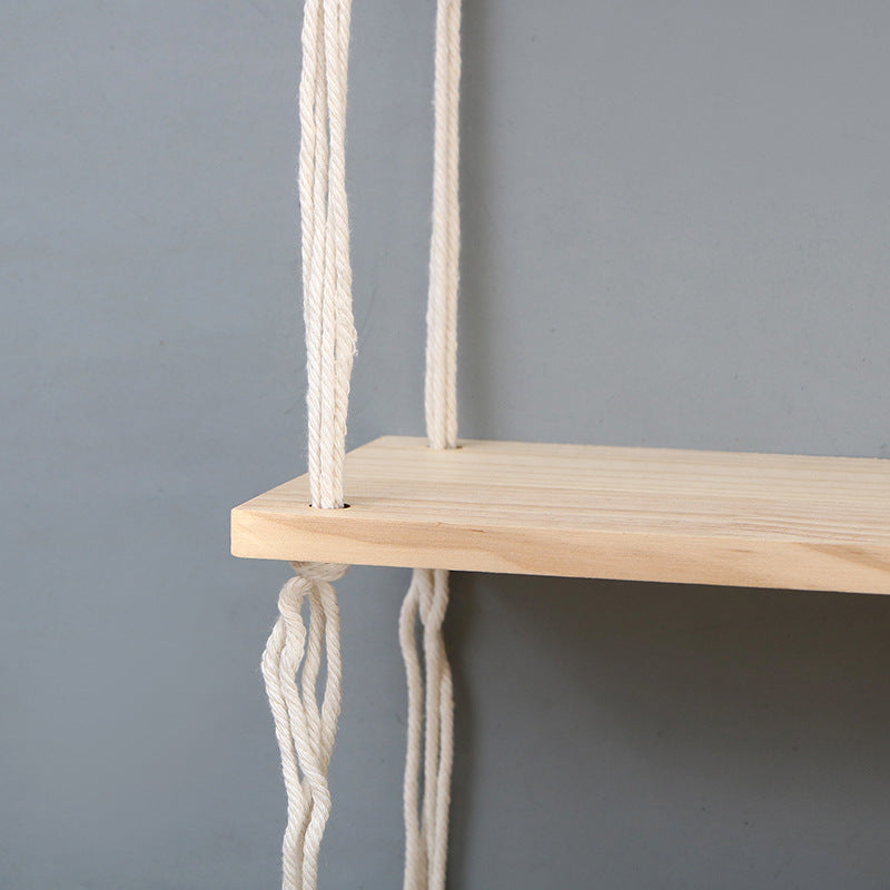 Macrame Wall Mounted Shelf Siopsrl