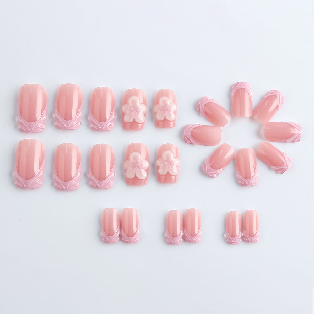 Siopsrl | Elegant Floral Luxury Press-On Nails Siopsrl