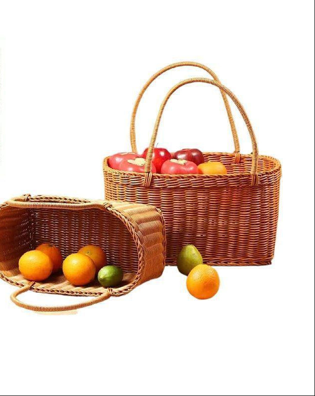 WoHandcrafted Woven Storage Basket Siopsrl