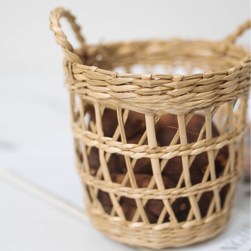Siopsrl | Natural Fiber Decorative Storage Basket Siopsrl