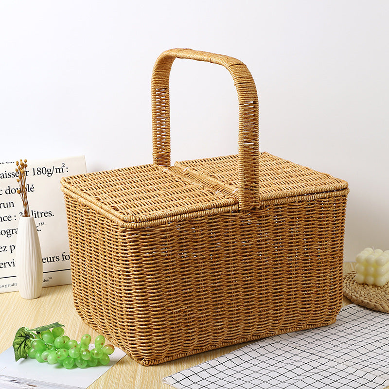 Woven Picnic Basket Siopsrl