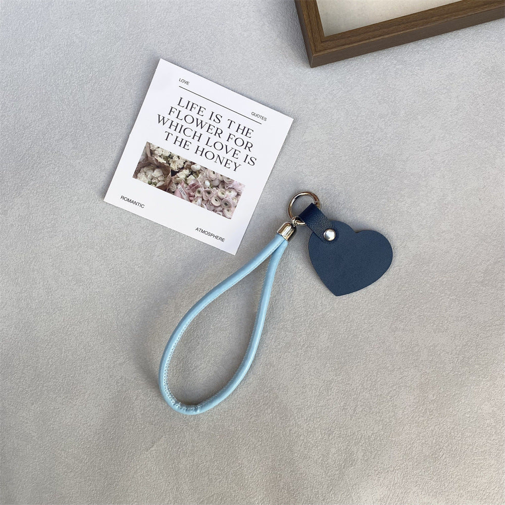Siopsrl | Leather Heart Keychain Siopsrl
