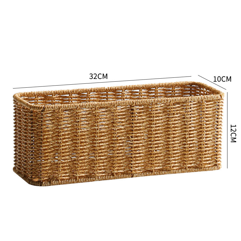 Woven Rectangular Storage Basket Siopsrl