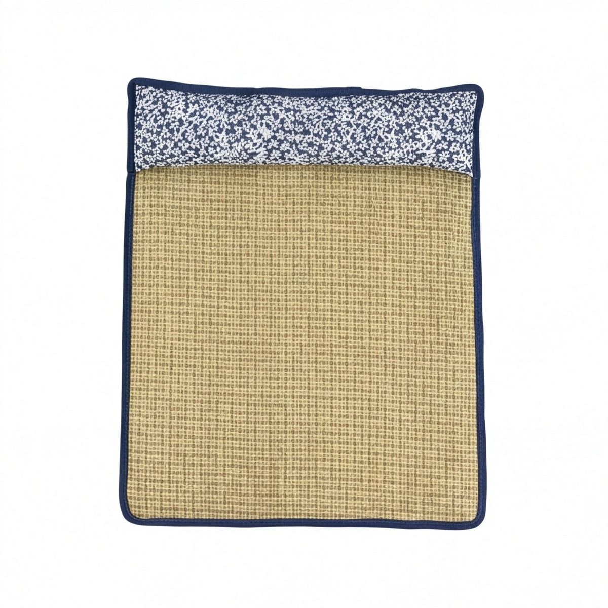 Siopsrl | Unisex nan cooling sisal sleeping mat with padded neck pillow for pets Siopsrl