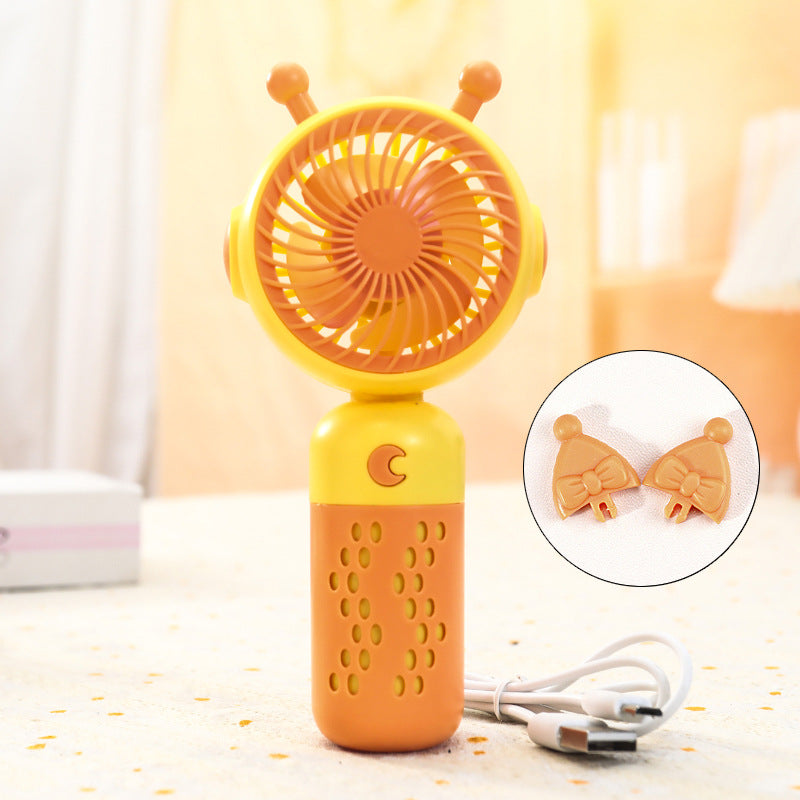 Siopsrl | Women's portable hand fan with cute cat design Siopsrl
