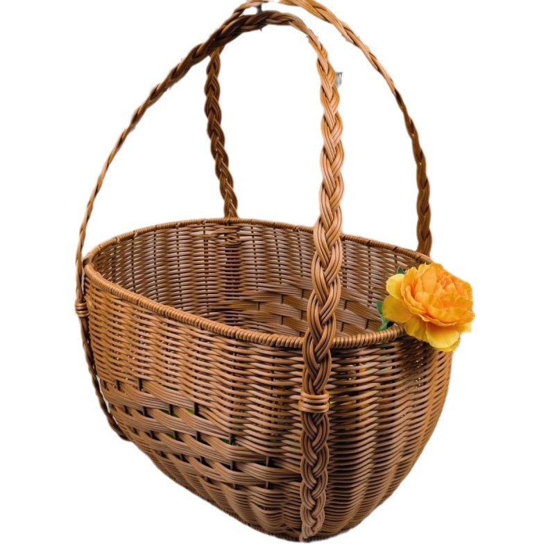 Siopsrl | Handwoven Natural Wicker Storage Basket Siopsrl