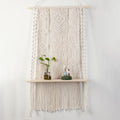 Macrame Wall Shelf with Hanger Siopsrl