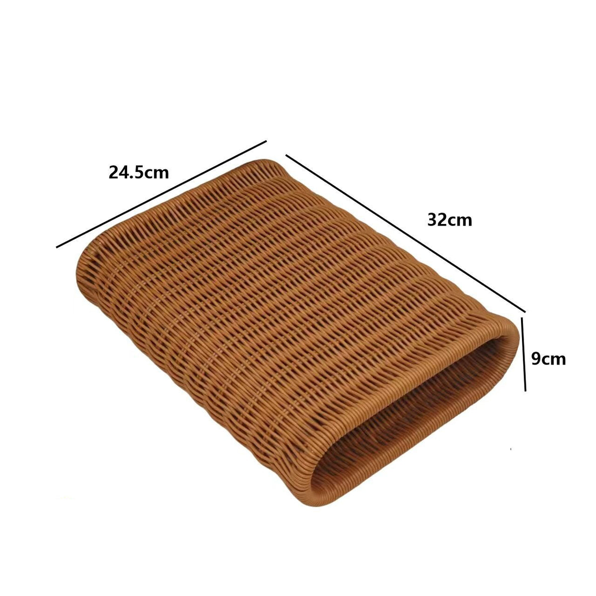 Curved Woven Storage Basket Siopsrl
