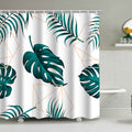 Siopsrl | Tropical Leaf Print Shower Curtain Siopsrl