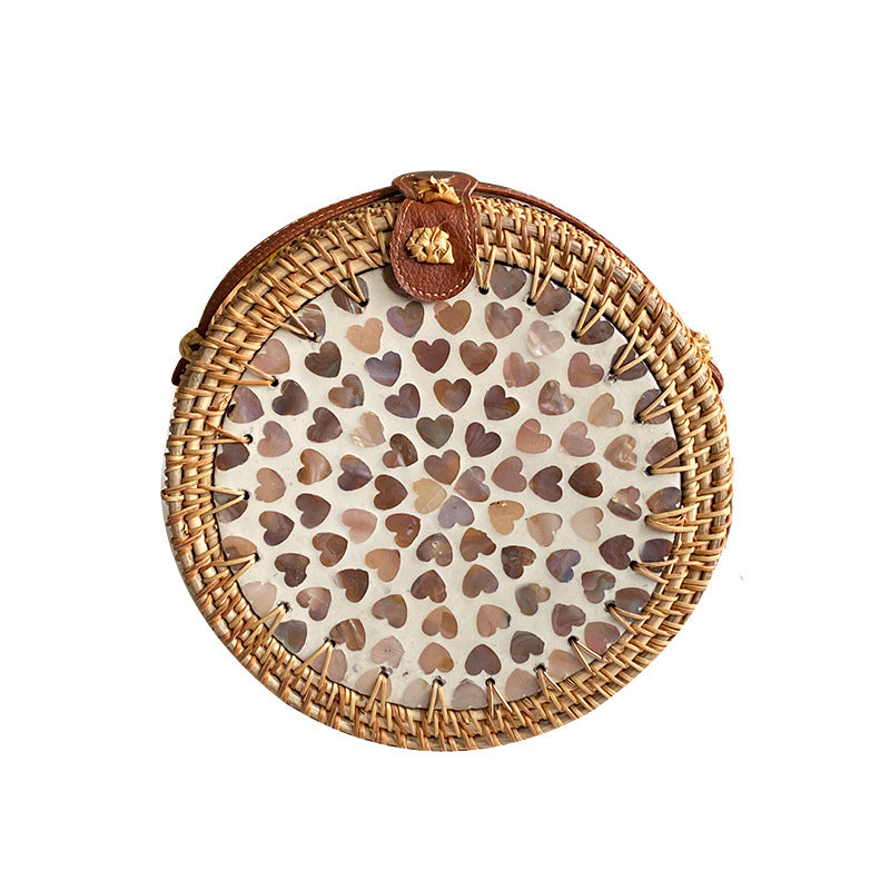 Ladies Round Basket Bag Siopsrl
