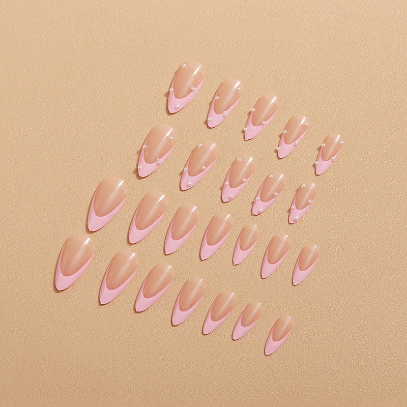 Siopsrl | Acrylic nail set with glamorous 3D decorations and elegant design Siopsrl