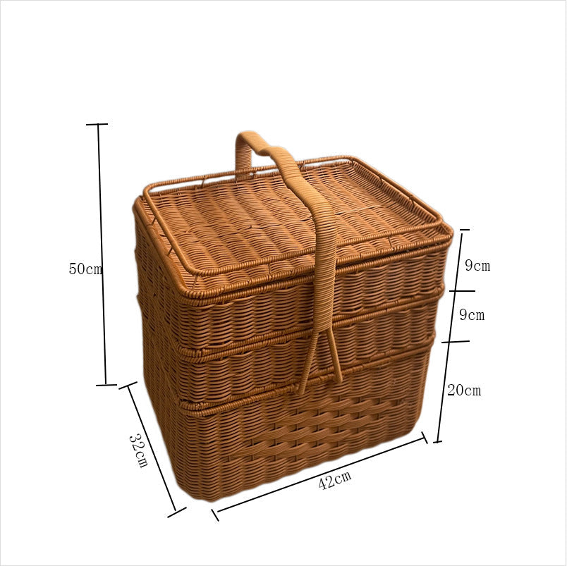 Natural Woven Market Basket Siopsrl