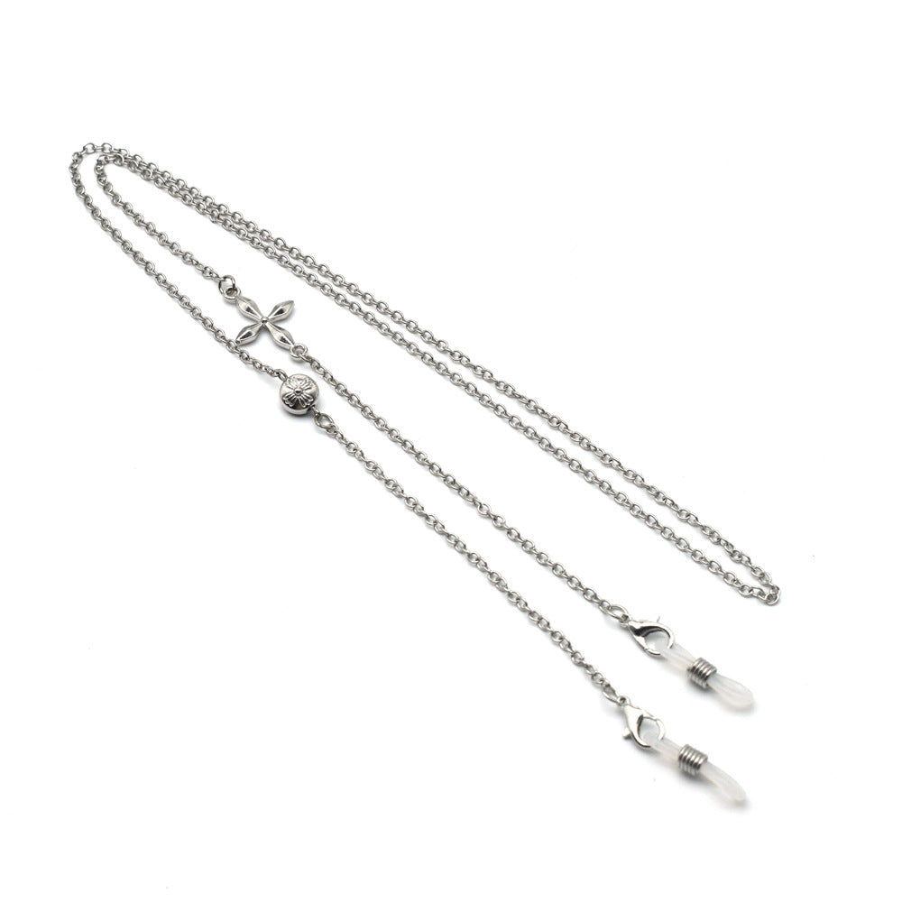 Siopsrl | Premium Silver Layered Eyewear Chain Siopsrl