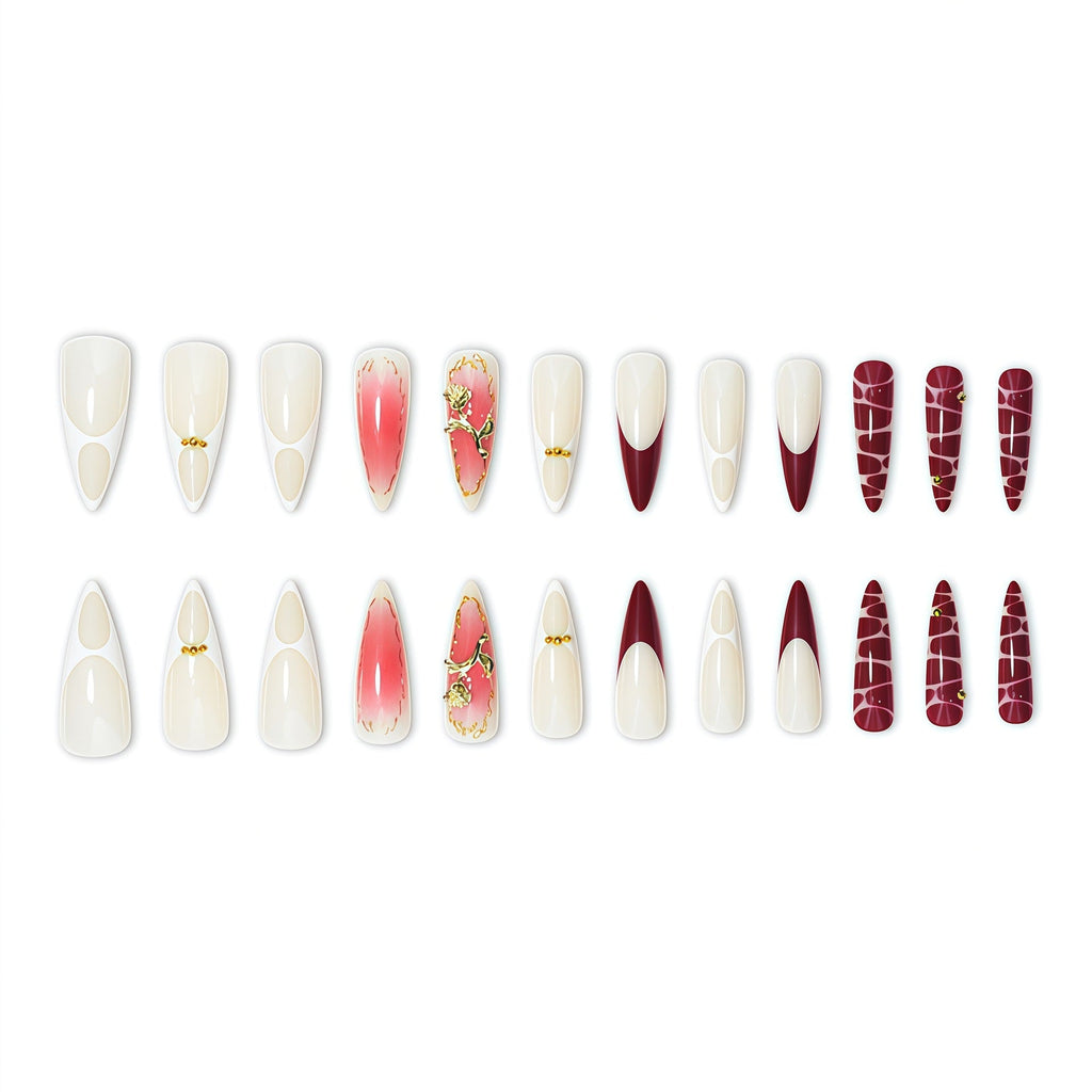 Siopsrl | Elegant Decorative Press-On Nail Extensions Siopsrl