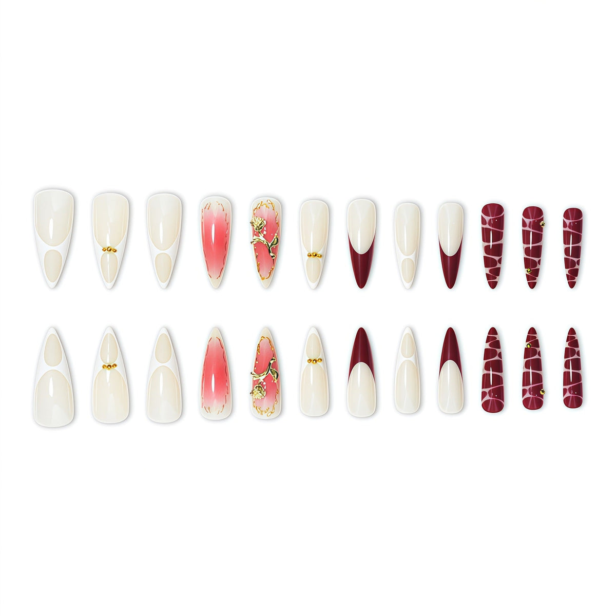Siopsrl | Elegant Decorative Press-On Nail Extensions Siopsrl