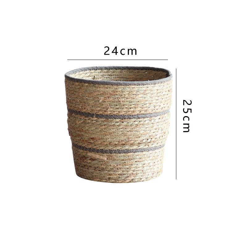 Handwoven decorative basket Siopsrl