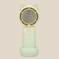 Siopsrl | Ladies Portable Hand Fan with Integrated Mirror Function Siopsrl