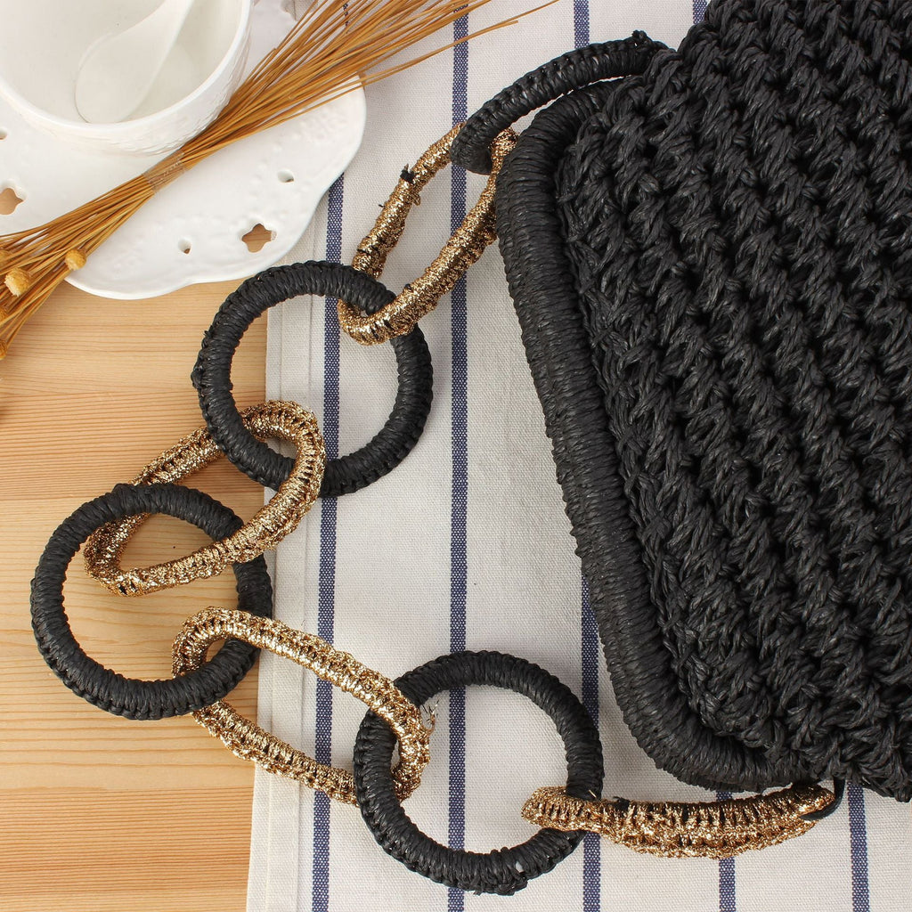 Siopsrl | Handbag with Unique Chain Handle Siopsrl