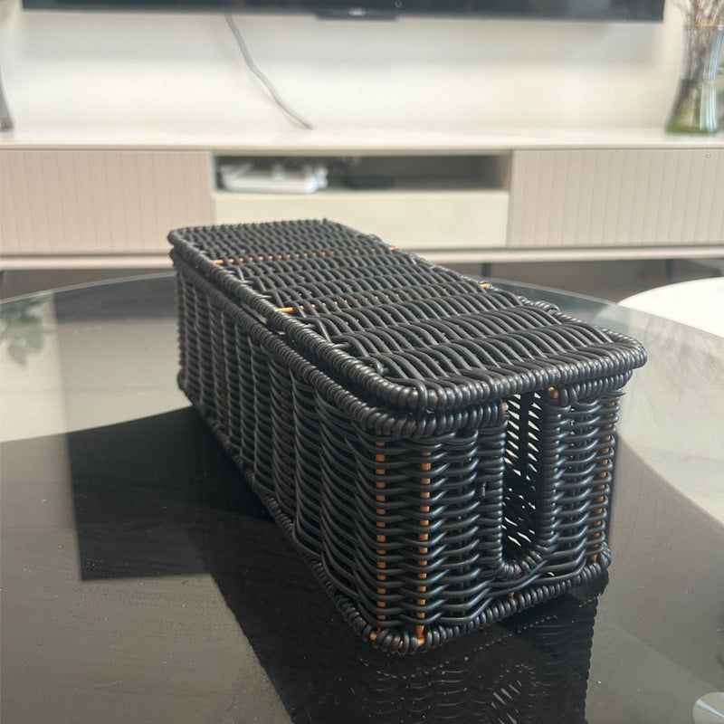 Rectangular Woven Storage Organizer Siopsrl