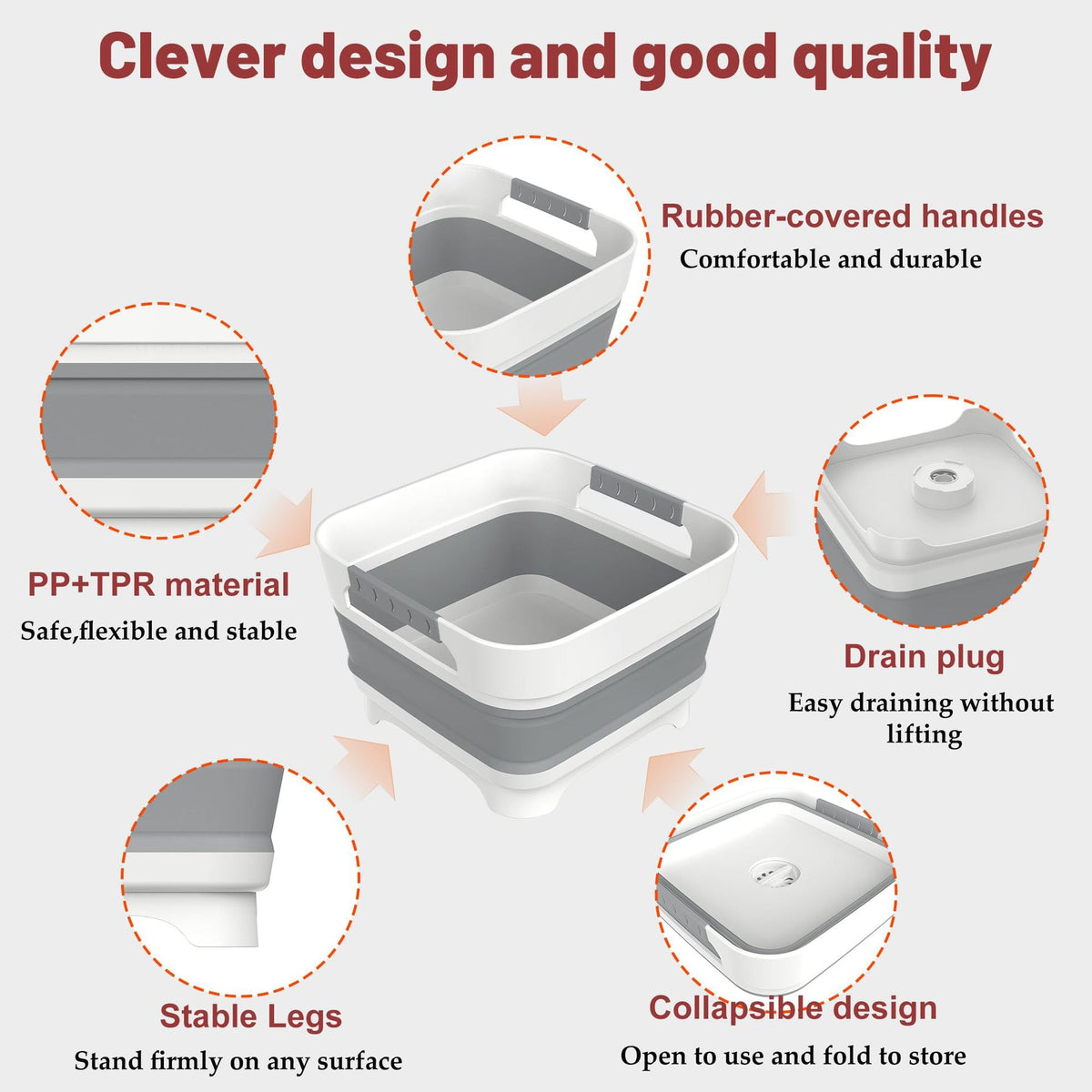 Unisex Foldable Multifunctional Tub Siopsrl