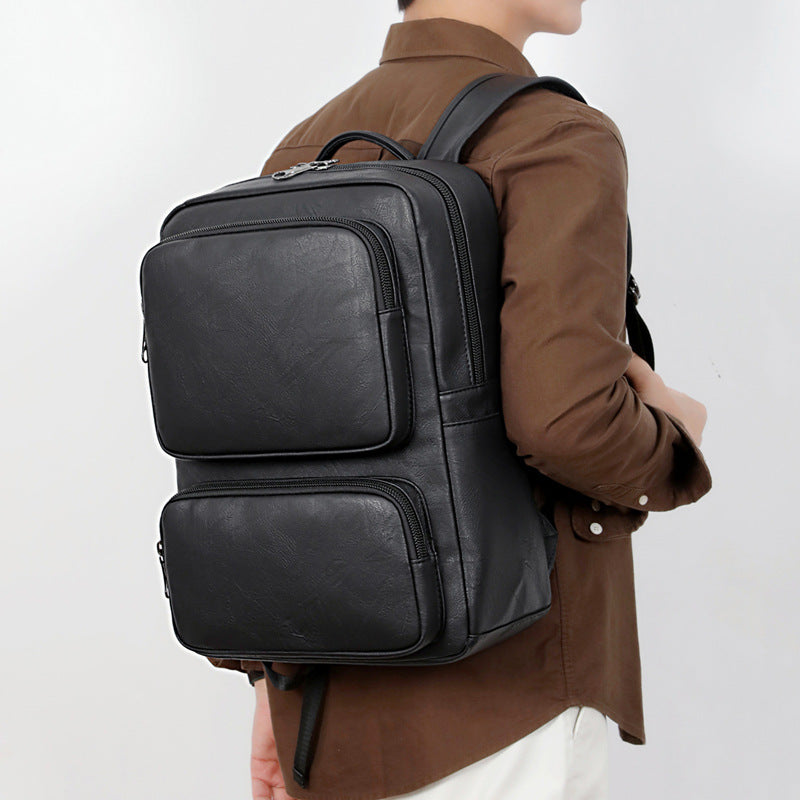 Siopsrl | Business Rucksack with High-Quality Artificial Leather and Ergonomic Shoulder Straps Siopsrl