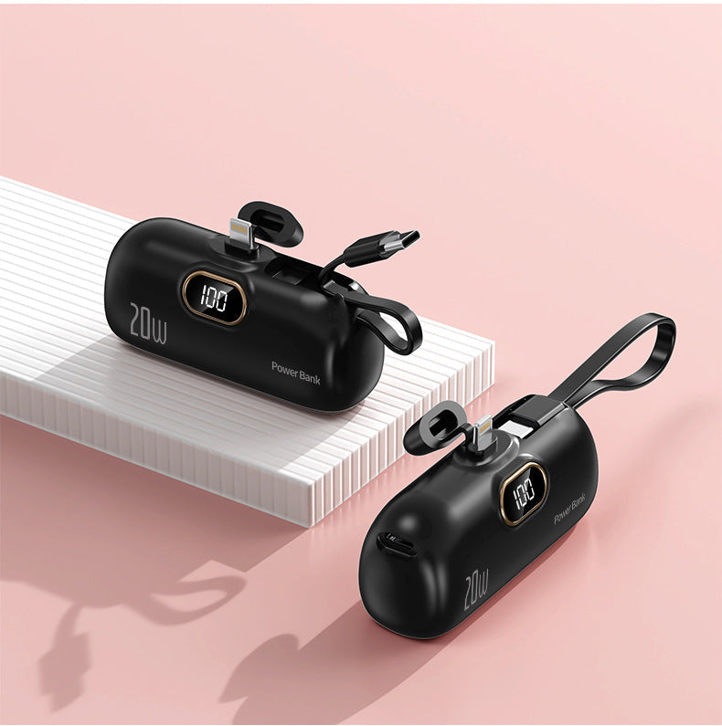 Siopsrl | Power bank with integrated charging cable Siopsrl