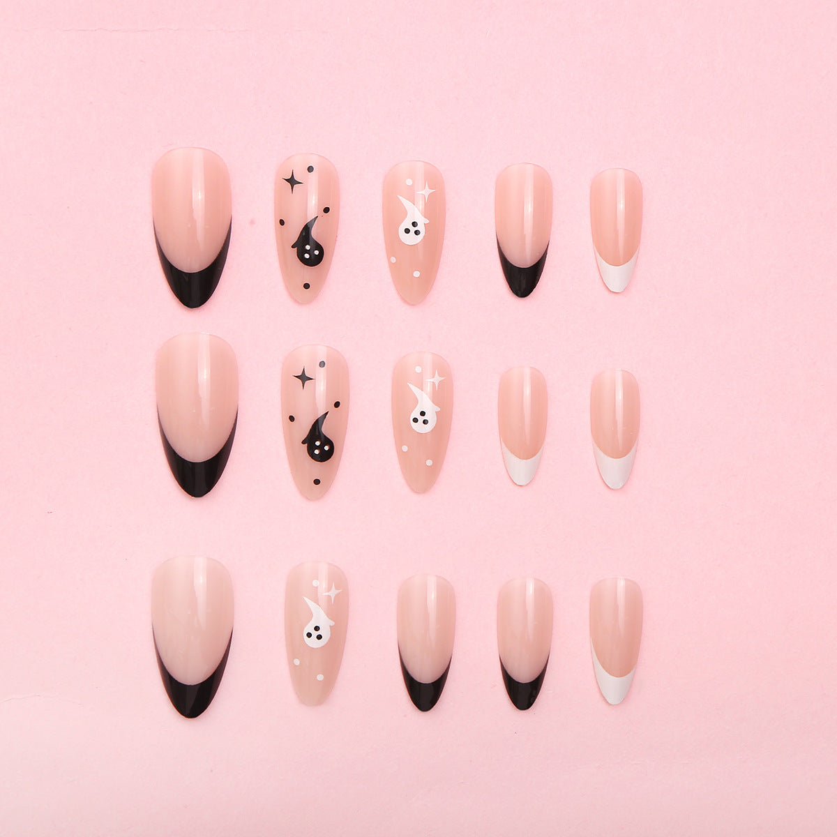 Creative Halloween-Themed Press-On Nail Set Siopsrl